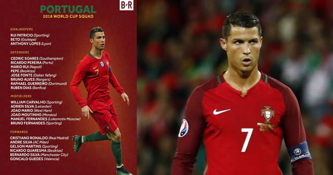 Bồ Đào Nha công bố 23 hảo thủ cho World Cup: Ronaldo mất đi cứu tinh 2 năm trước